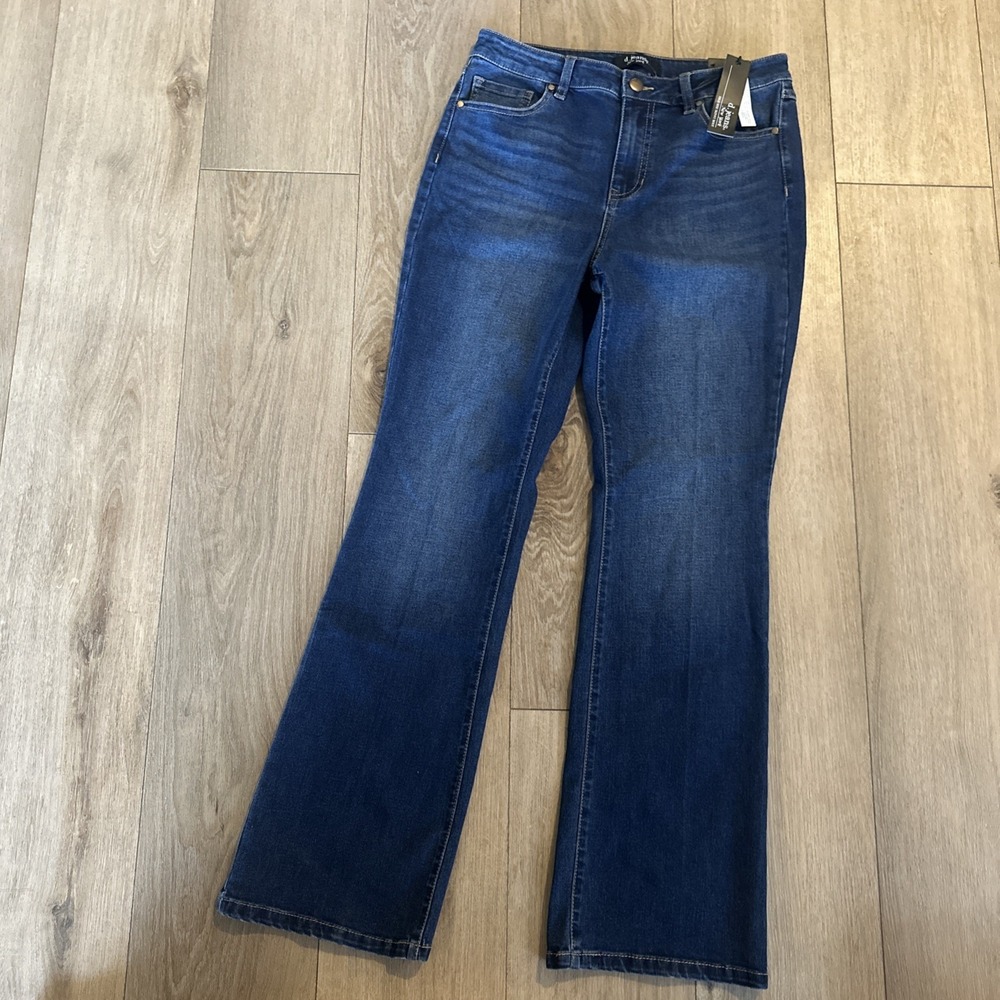 d.jeans New‎ York High Rise Skinny Boot Blue Jeans Women's 8 Western NWT